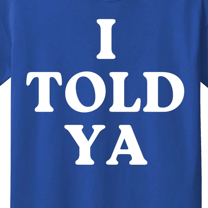 Zendaya I Told Ya Kids T-Shirt