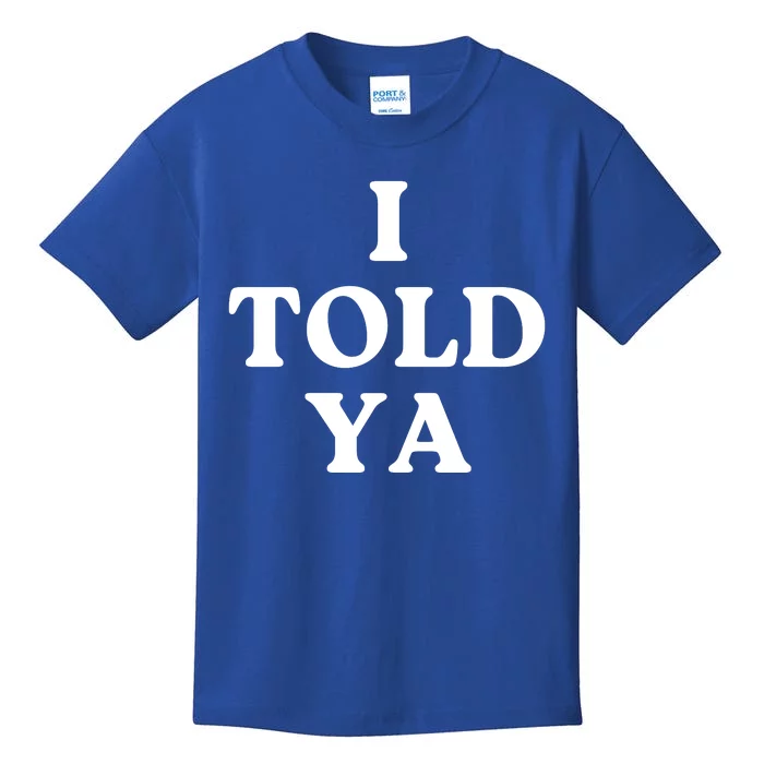 Zendaya I Told Ya Kids T-Shirt