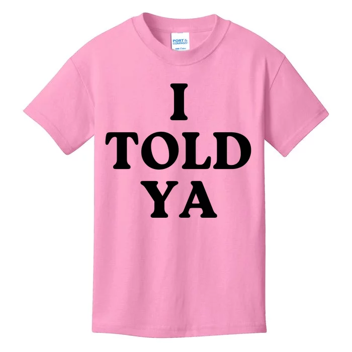 Zendaya I Told Ya Kids T-Shirt