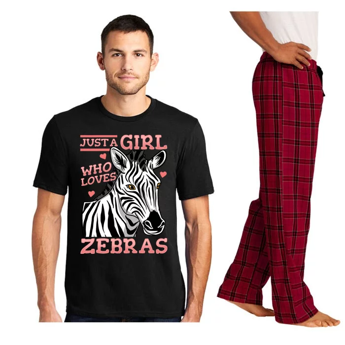 Zebra Just A Girl Who Loves Zebras Pajama Set