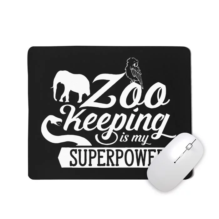 Zookeeper Job Zookeepers Zoo Keeper Zookeeping Mousepad