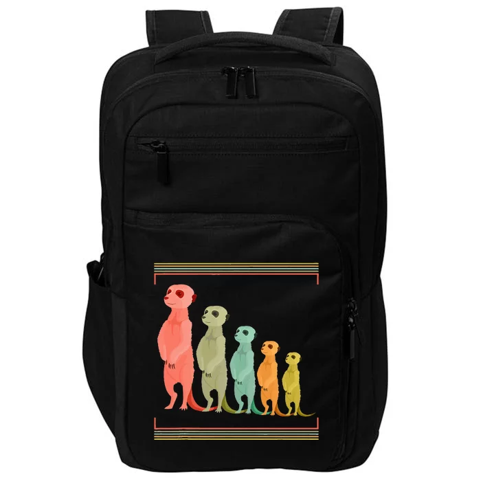 Zoo Keeper Cute Zoo Animal Gift Meerkat Impact Tech Backpack