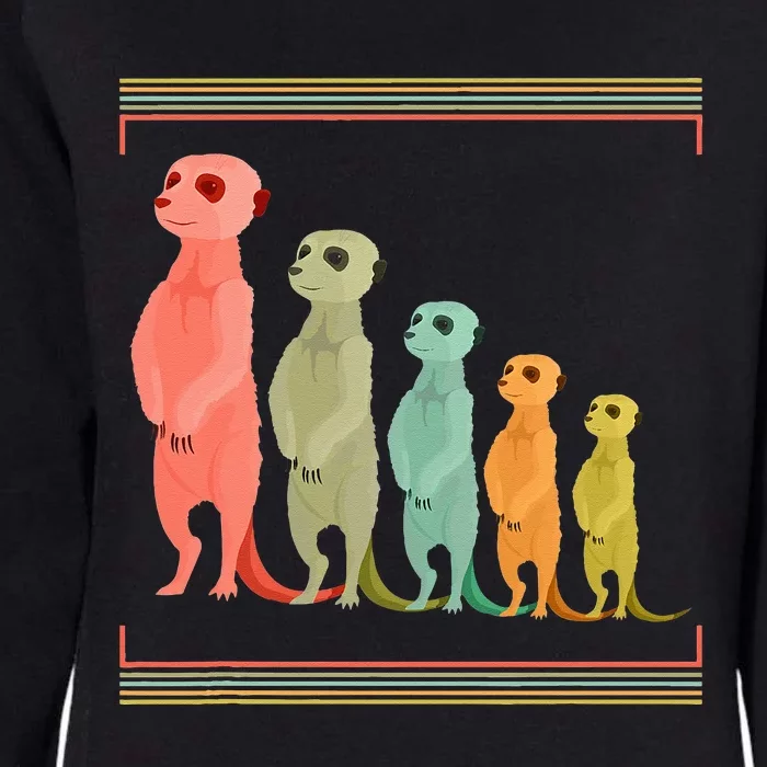 Zoo Keeper Cute Zoo Animal Gift Meerkat Womens California Wash Sweatshirt