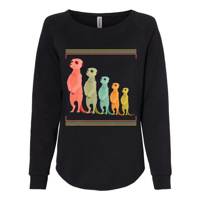 Zoo Keeper Cute Zoo Animal Gift Meerkat Womens California Wash Sweatshirt