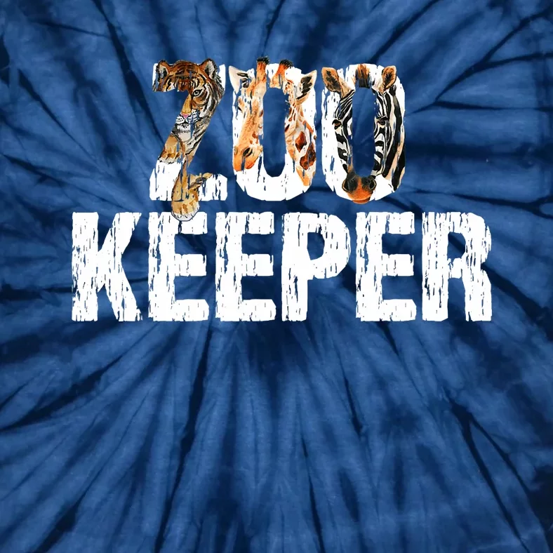 Zoo Keeper Costume Safari Wildlife Zookeeper Costume Tie-Dye T-Shirt