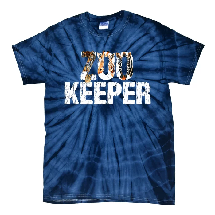 Zoo Keeper Costume Safari Wildlife Zookeeper Costume Tie-Dye T-Shirt