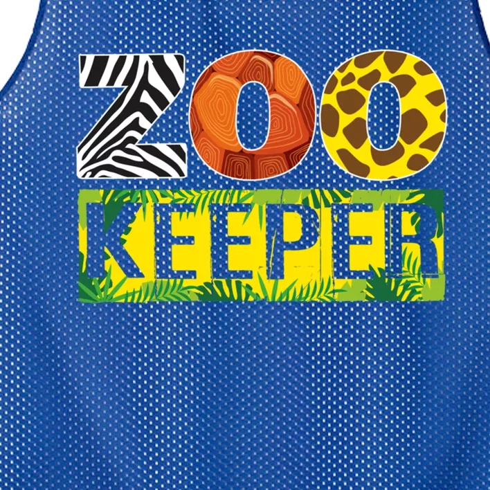 Zoo Keeper Costume Adult Halloween Party Safari Zookeeper Funny Gift Mesh Reversible Basketball Jersey Tank