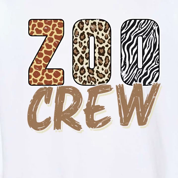 Zoo Keeper Crew Funny Gift Garment-Dyed Sweatshirt