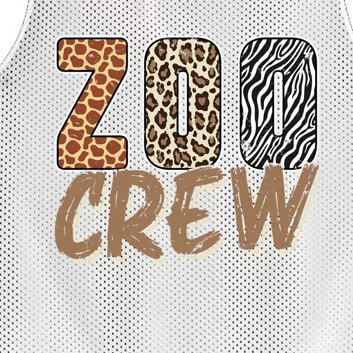 Zoo Keeper Crew Funny Gift Mesh Reversible Basketball Jersey Tank