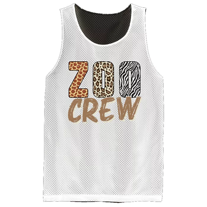 Zoo Keeper Crew Funny Gift Mesh Reversible Basketball Jersey Tank