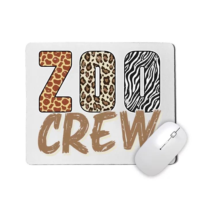 Zoo Keeper Crew Funny Gift Mousepad