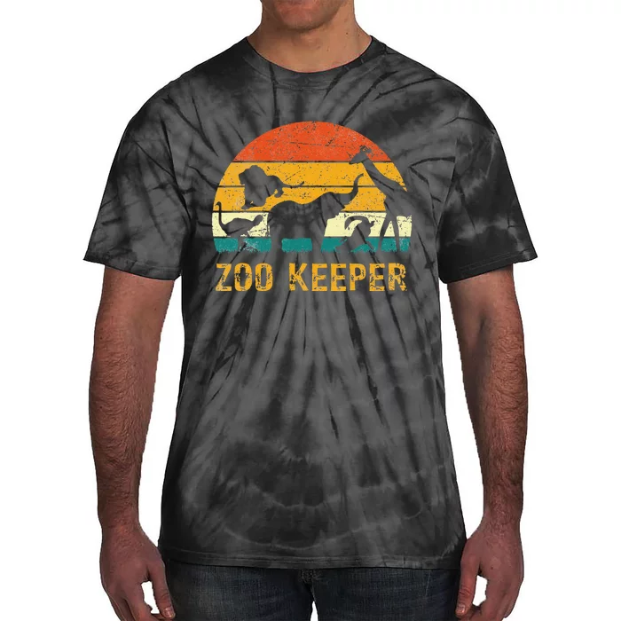 Zoo Keeper Funny Halloween Costume Tie-Dye T-Shirt