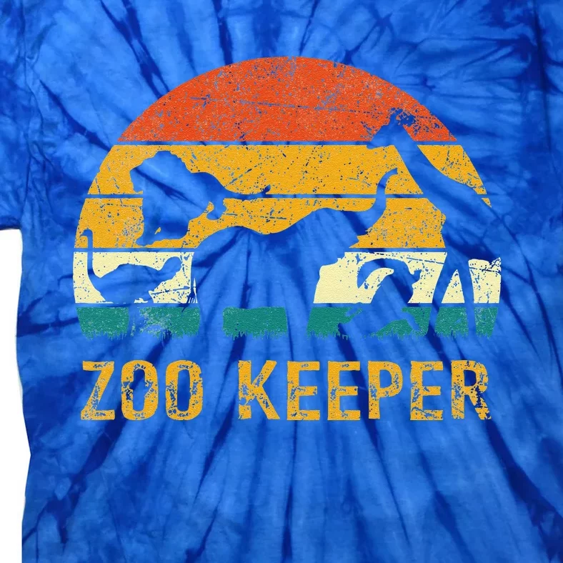 Zoo Keeper Funny Halloween Costume Tie-Dye T-Shirt