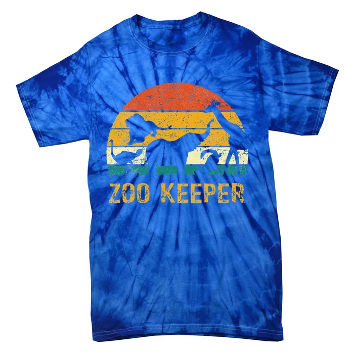 Zoo Keeper Funny Halloween Costume Tie-Dye T-Shirt