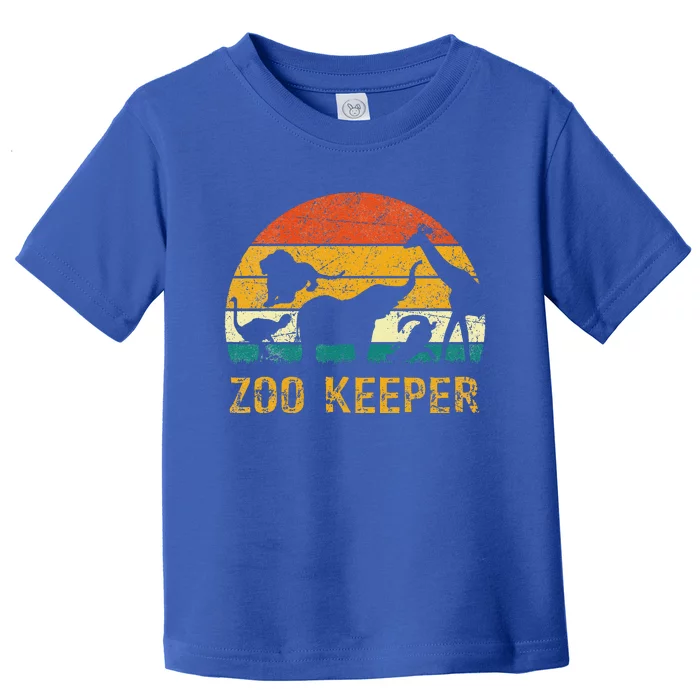 Zoo Keeper Funny Halloween Costume Toddler T-Shirt