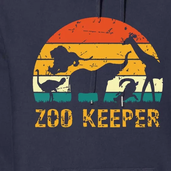 Zoo Keeper Funny Halloween Costume Premium Hoodie