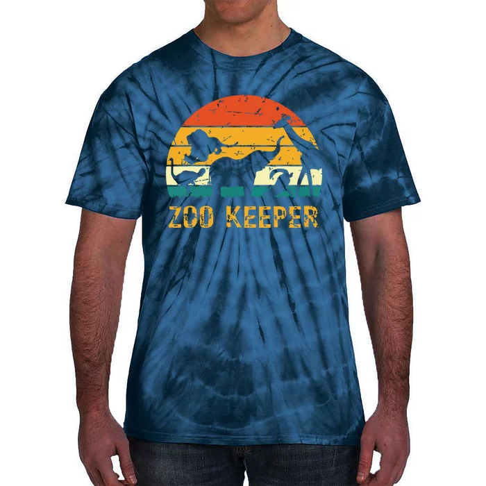 Zoo Keeper Funny Halloween Costume Tie-Dye T-Shirt