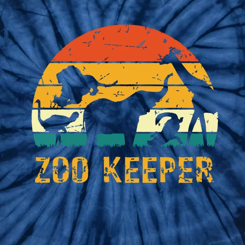 Zoo Keeper Funny Halloween Costume Tie-Dye T-Shirt