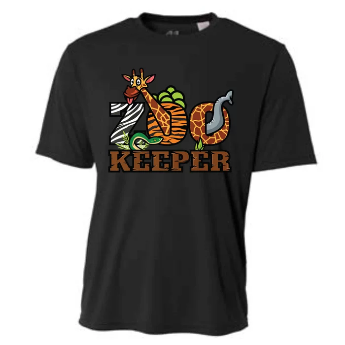 Zoo Keeper Funny Jungle Safari Animal Lover Gift Men Women Cooling Performance Crew T-Shirt