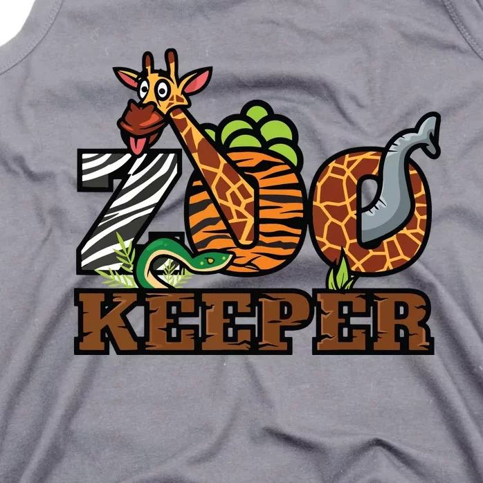 Zoo Keeper Funny Jungle Safari Animal Lover Gift Men Women Tank Top