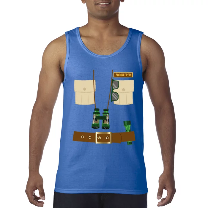 Zoo Keeper Halloween Costume DIY Gift Jungle Safari Explorer Tank Top