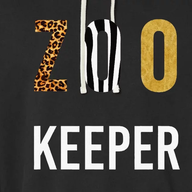 Zoo Keeper Halloween Garment-Dyed Fleece Hoodie