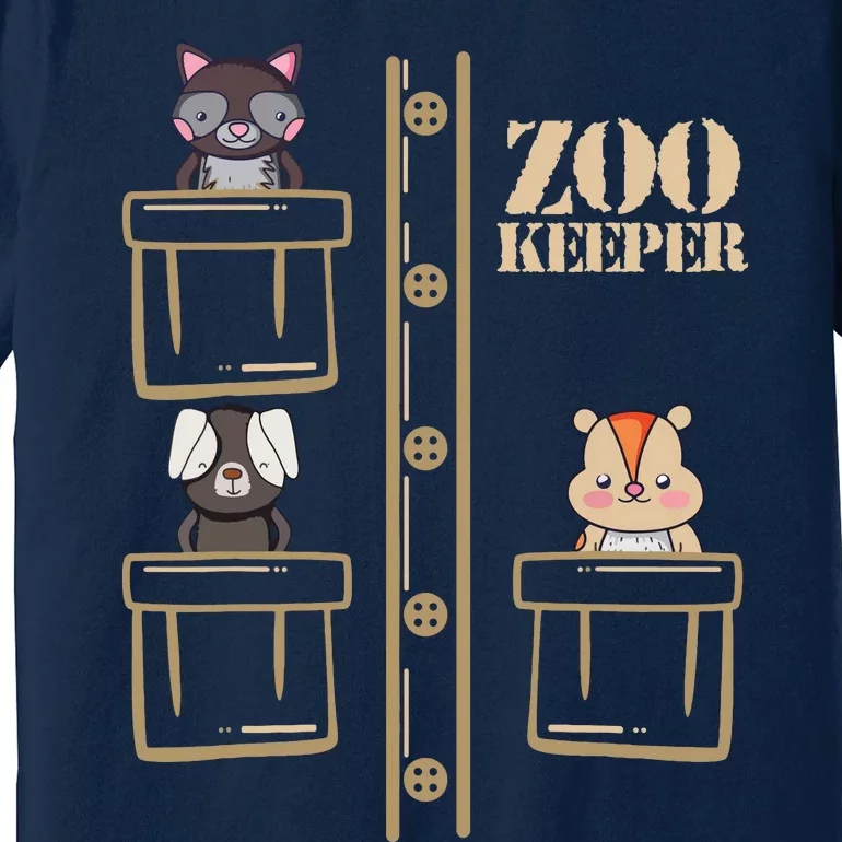 Zoo Keeper Halloween Safari Adult Men Women Costume Premium T-Shirt