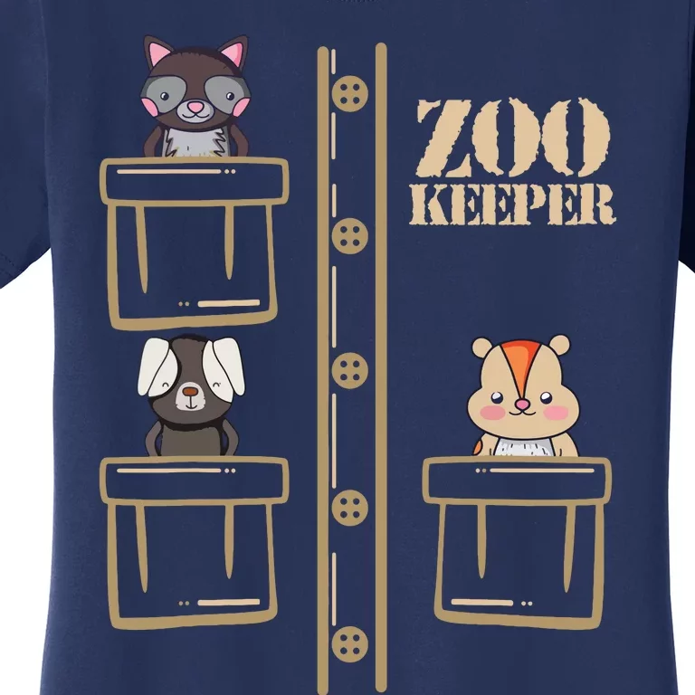 Zoo Keeper Halloween Safari Adult Men Women Costume Women's T-Shirt