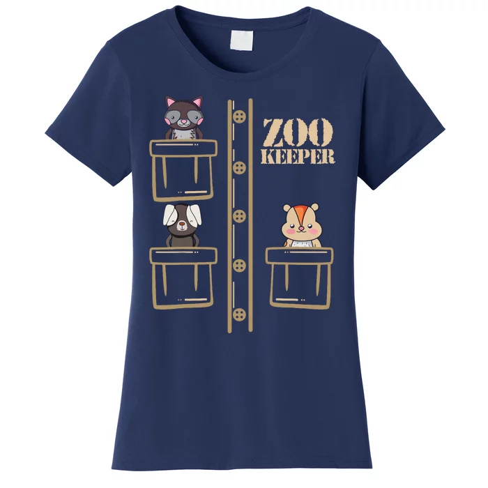 Zoo Keeper Halloween Safari Adult Men Women Costume Women's T-Shirt