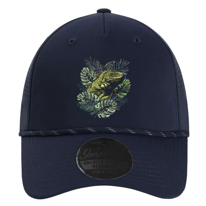 Zoo Keeper Lizard Lover Gift Iguana Performance The Dyno Cap