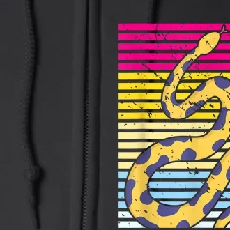 Zoo Keeper Reptile Gift Snake Full Zip Hoodie