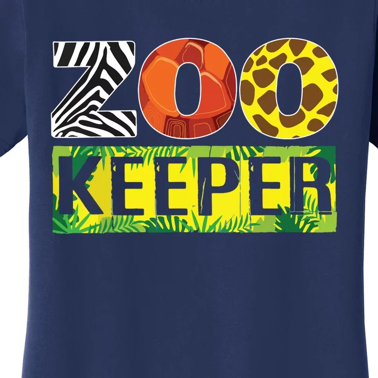 Zoo Keeper Wildlife Animal Lover Funny Gift Women's T-Shirt