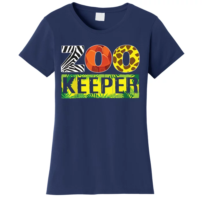 Zoo Keeper Wildlife Animal Lover Funny Gift Women's T-Shirt