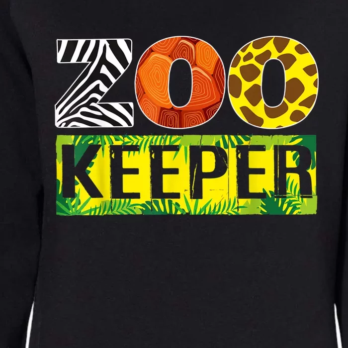 Zoo Keeper Wildlife Animal Lover Funny Gift Womens California Wash Sweatshirt