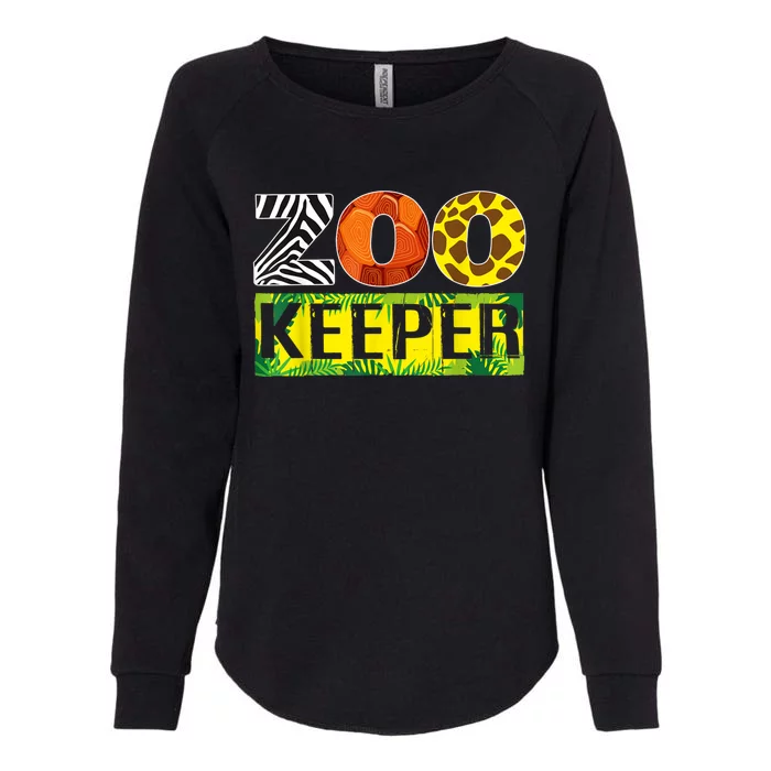 Zoo Keeper Wildlife Animal Lover Funny Gift Womens California Wash Sweatshirt