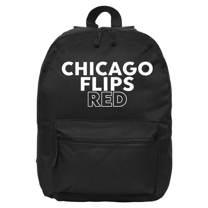 Zoe Leigh Chicago Flips Red 16 in Basic Backpack