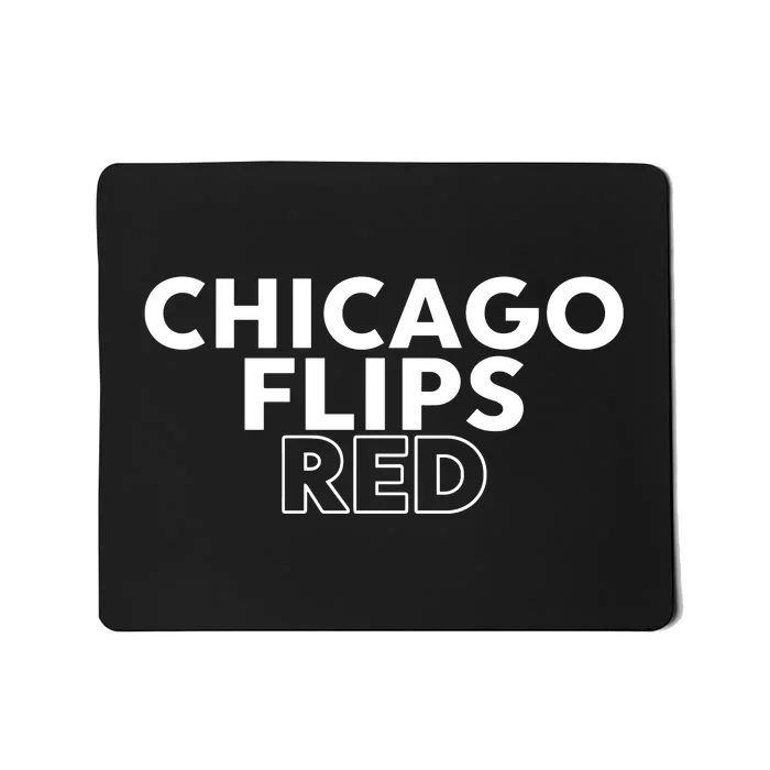 Zoe Leigh Chicago Flips Red Mousepad