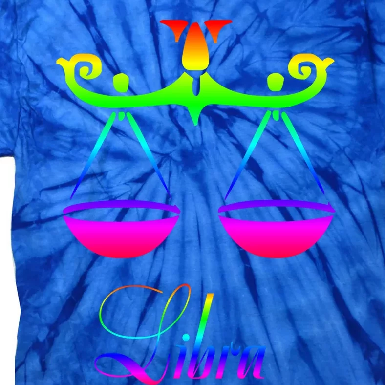 Zodiac Libra Cute Gift Tie-Dye T-Shirt