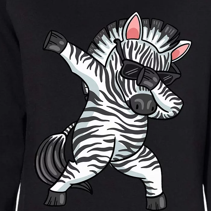 Zebra Lover Funny Zebra Dabbing Zebra Zebra Womens California Wash Sweatshirt