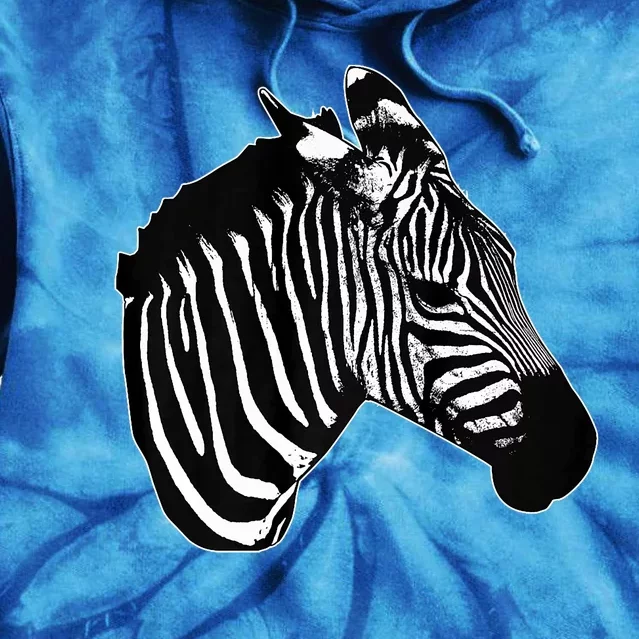 Zebra Lover Funny Zebra Tie Dye Hoodie