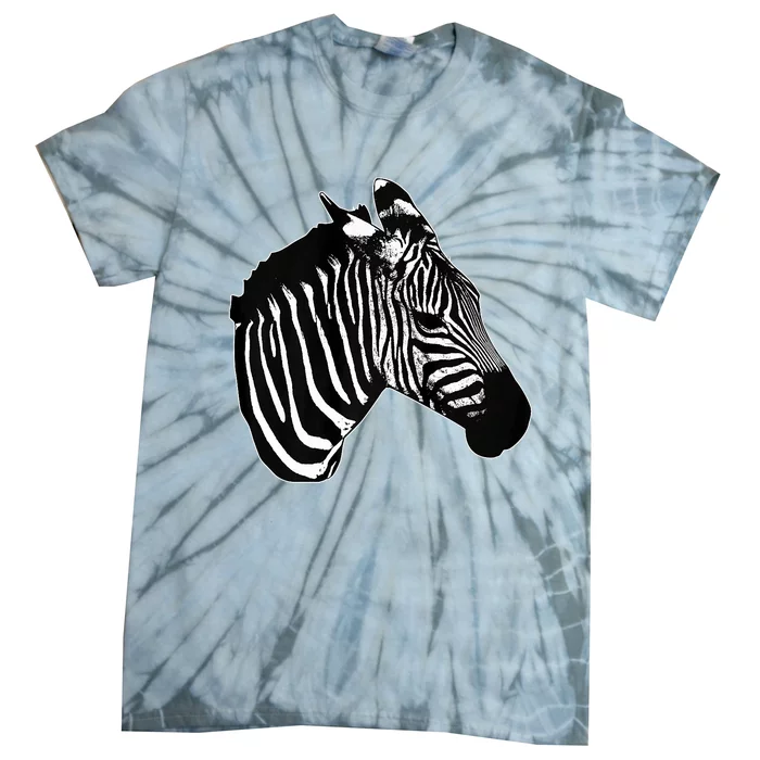 Zebra Lover Funny Zebra Tie-Dye T-Shirt