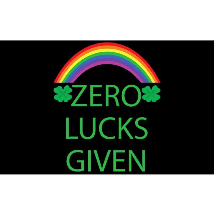 Zero Lucks Given Saint Patrick's Day Bumper Sticker