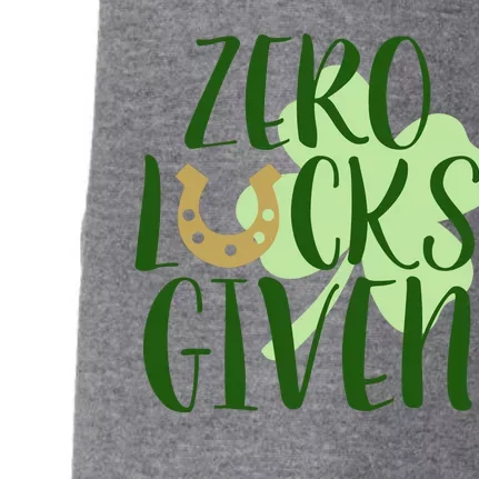 Zero Lucks Given St Patricks Day Doggie 3-End Fleece Hoodie