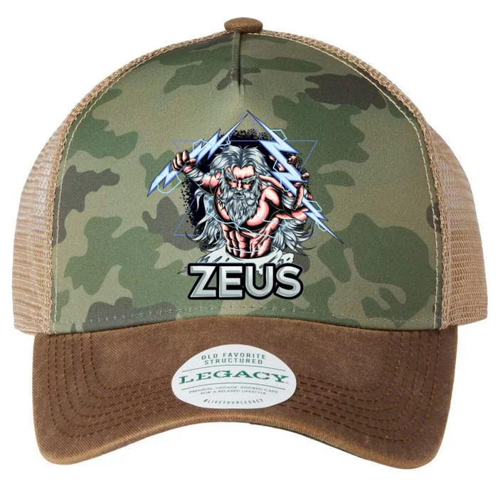 Zeus Lightning God Of The Sky Gamer Legacy Tie Dye Trucker Hat