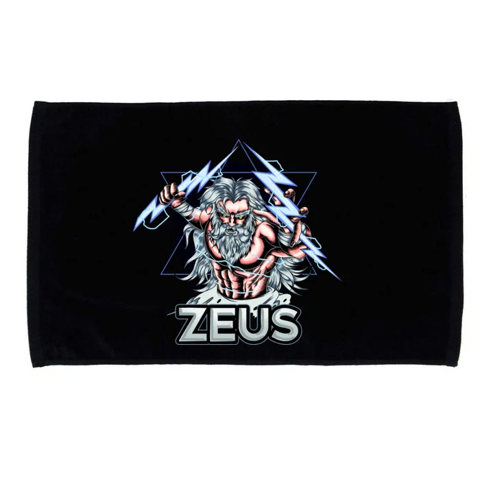 Zeus Lightning God Of The Sky Gamer Microfiber Hand Towel