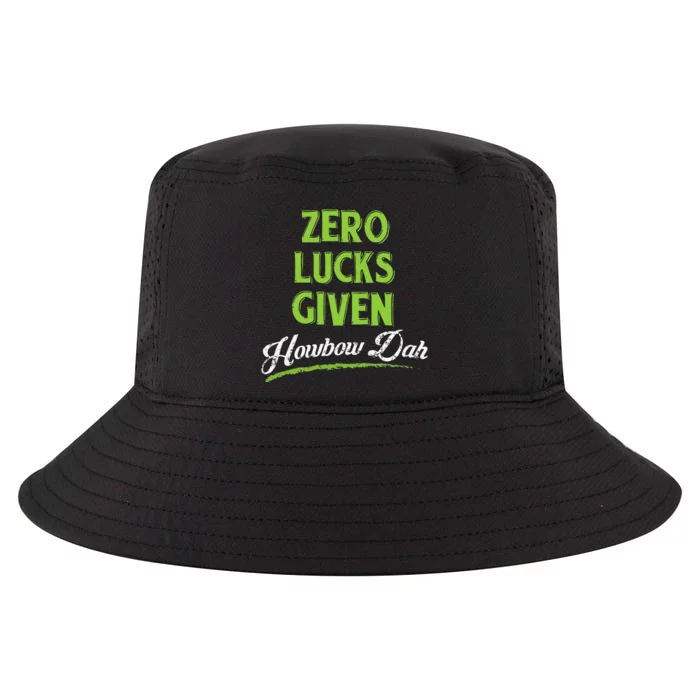 Zero Lucks Given 2018 Saint Patrick's Day Cool Comfort Performance Bucket Hat