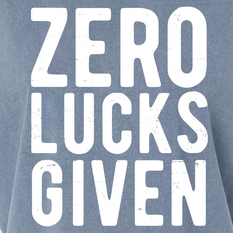 Zero Lucks Given St Patricks Day Garment-Dyed Women's Muscle Tee