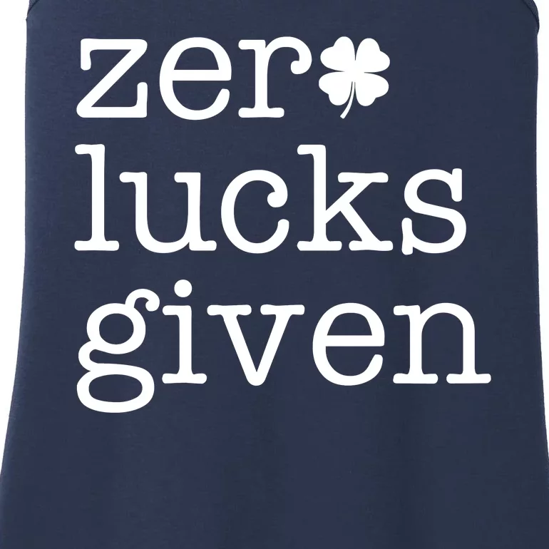 Zero Lucks Given Ladies Essential Tank