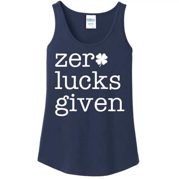 Zero Lucks Given Ladies Essential Tank