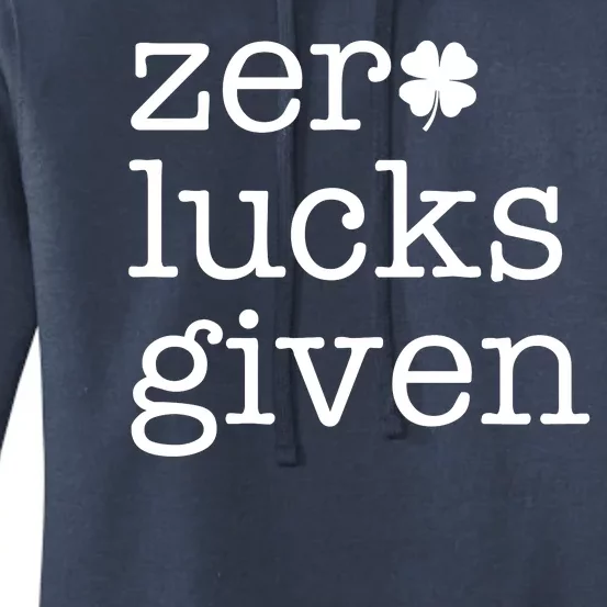 Zero Lucks Given Women's Pullover Hoodie